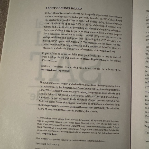 Official Digital SAT Study Guide - Picture 3 of 3